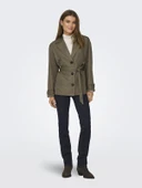 ONLY Bayan Kısa Trençkot 15317205 thumbnail 2