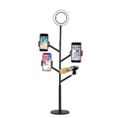 Zore Professional Live Stream Işıklı Telefon Tutucu Ring Light thumbnail 1