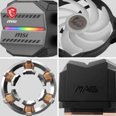 MSI Mag CoreLiquid M360 ARGB 360 mm İşlemci Sıvı Soğutucu Teşhir thumbnail 6