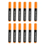 Artlirne Fosforlu Kalem Kesik Uç Neon Renkler Turuncu 12 Adet thumbnail 1