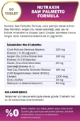 Nutraxin Saw Palmetto Formula 60 Tablet thumbnail 2