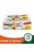 Youplus Pro Vitamin C D Çinko Propolis 15 Efervesan Tablet thumbnail 1