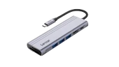 LEXAR LPAH31N-RNHNG 7-IN-1 USB-C HUB USB 3.2 GEN1 TYPE-C 3xUSB-A HDMI SD MICROSD SLOT PD 100W thumbnail 2