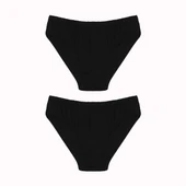 Büyük Beden Doğal Pamuklu AZO Test Onaylı Lastikli 2li Erkek Külot thumbnail 4