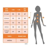 Lucky Life Kadın Uzun Kollu önü Açık Leopar Desenli Modal Ceket thumbnail 4