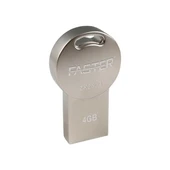 Faster 4 Gb Metal USB Flash Bellek thumbnail 3