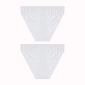 Büyük Beden Doğal Pamuklu AZO Test Onaylı İnce Lastikli 2li Erkek Külot thumbnail 1