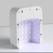 Q9 Şarjlı Manikür Tırnak Kurutucu UV Led Lamba Protez Tırnak Lambası Beyaz 48W thumbnail 5