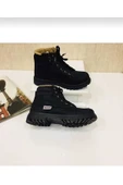 Extrem Unisex Siyah Kışlık Suya Dayanıklı Kürklü Bot Ayakkabı thumbnail 1