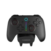 Rampage HYDRA PRO Siyah BT + 2.4 GHz Şarj İstasyonlu PC Gamepad RGB Joypad thumbnail 3