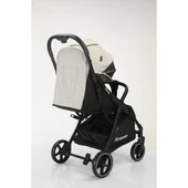 Max Kabin Boy Tek Elle Otomatik Katlanan Pratik Bebek Arabası Autofold Haki Siyah thumbnail 12