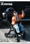 Yoyko Max Kabin Boy Tek Elle Otomatik Katlanan Pratik Autofold Bebek Arabası thumbnail 4