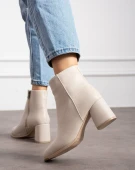 Kadın Bilekte Blok Topuklu Yanı Fermuarlı Günlük Bot thumbnail 8