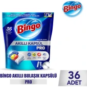 Bingo Akıllı Kapsül Pro Bulaşık Makinesi Deterjanı Tableti 36 Adet thumbnail 1