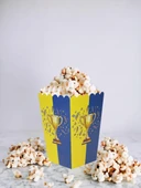 Taraftar Sarı Lacivert 8 Adet Mısır Kutusu thumbnail 2