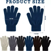 Erkek Eldiven Kışlık Örgü Eldiven Siyah thumbnail 5