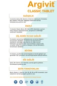 Argivit Classic 30 Tablet 2 Adet thumbnail 5