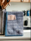 Technow Misclean Mikrofiber Mutfak Temizlik Bezi 40*40 cm Mavi (3 Adet) thumbnail 4