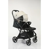 Max Kabin Boy Tek Elle Otomatik Katlanan Pratik Bebek Arabası Autofold Haki Siyah thumbnail 8