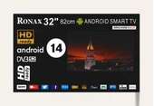 Ronax 32" 82 Ekran Uydu Alıcılı Android Smart LED TV thumbnail 3