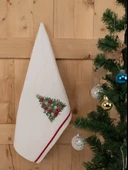 Pamuklu 2'li 50x70 cm Premium Nakışlı Hediyelik Havlu Seti Baveno thumbnail 2