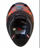 NCR KASK KAPALI VİSÖRLÜ M69 ECE22-06 BELGELİ TURUNCU thumbnail 4