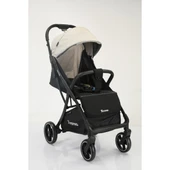 Max Kabin Boy Tek Elle Otomatik Katlanan Pratik Bebek Arabası Autofold Haki Siyah thumbnail 10
