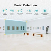 TP-LINK VIGI 2MP C220I V1.0 2.8MM LENS 30 METRE IR LED POE İNSAN/ARAÇ ALGILAMA (Dahili Mikrofon) İp Kamera thumbnail 3