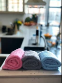 Technow Misclean Mikrofiber Mutfak Temizlik Bezi 40*40 cm 3 Renk (3 Adet) thumbnail 2