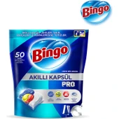Bingo Akıllı Kapsül Pro Bulaşık Makinesi Deterjanı Tableti 50'li thumbnail 2