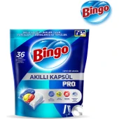 Bingo Akıllı Kapsül Pro Bulaşık Makinesi Deterjanı Tableti 36 Adet thumbnail 2