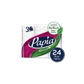 Papia Bio Care 6 Rulo Kokusuz Kağıt Havlu 3 Katlı 1 Paket Yüksek Emicilik Özelliğiyle thumbnail 2