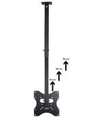 Led/Lcd/Plazma 70-90-110 CM Dar Ağız 45 Derece Açılı Tavan TV Askı Aparatı thumbnail 1