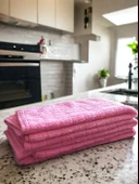 Technow Misclean Mikrofiber Mutfak Temizlik Bezi 40*40 cm Pembe (3 Adet) thumbnail 1