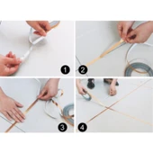 0.5 Cm 50 Metre Gold Fayans Arası Şerit Bant thumbnail 2