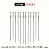 12 adet Kolay iplik Geçirilen İğne Seti thumbnail 4