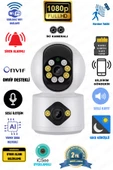 Venas Çift Kameralı gece renkli görüşlü 6 mp Full HD Bebek, Evcil Hayvan, Bakıcı ev güvenlik kamerası thumbnail 1