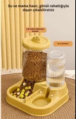 ShopyTech Otomatik Kedi Köpek Mama ve Su Kabı 2,8 Litre Kuru Mama Haznesi 1 Litre Otomatik Su Dağıtıcılı Yavaş Beslemeli thumbnail 7