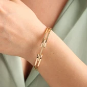 14 Ayar Kaburga Kelepçe Çift Kol thumbnail 1