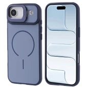 Gpack iPhone 17 Air uyumlu Kılıf Notron Kamera Standlı M-Safe Şarj Özellikli thumbnail 2