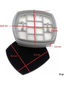 srfn ticaret Arçelik 9193042680 K 6124 6125 6130 Uyumlu Elektrikli Süpürge Hepa Filtre - 1 Adet thumbnail 3