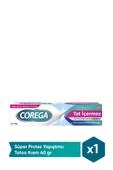 Corega Süper Diş Protezi Yapıştırıcı Tat İçermez Krem 40 gr thumbnail 1