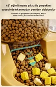 ShopyTech Otomatik Kedi Köpek Mama ve Su Kabı 2,8 Litre Kuru Mama Haznesi 1 Litre Otomatik Su Dağıtıcılı Yavaş Beslemeli thumbnail 6