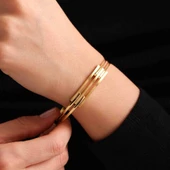 Kaburga Kelepçe 14 Ayar Üç Sıra thumbnail 2