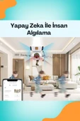 Venas 3 Kameralı duy ile çalışan 360° Dönebilir Geniş açı Hareketi bildiren Ampul Kamera thumbnail 2