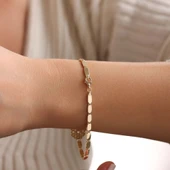 14 Ayar Octa Shine Bileklik 3 mm 19 cm thumbnail 3