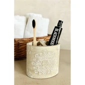 Primanova Totem Banyo Seti 5 Parça - Bej thumbnail 4