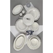 Porser Platin Yaldız Fulya Yemek Seti 53 Parça thumbnail 1
