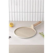 Neoflam Fika Alüminyum Döküm Krep Tava 26 Cm Bej thumbnail 1