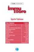 Tabvitamins İmmumore 30 Tablet thumbnail 2